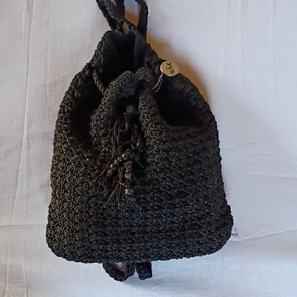 The Sak Black Crochet Backpack - Picture 10 of 10